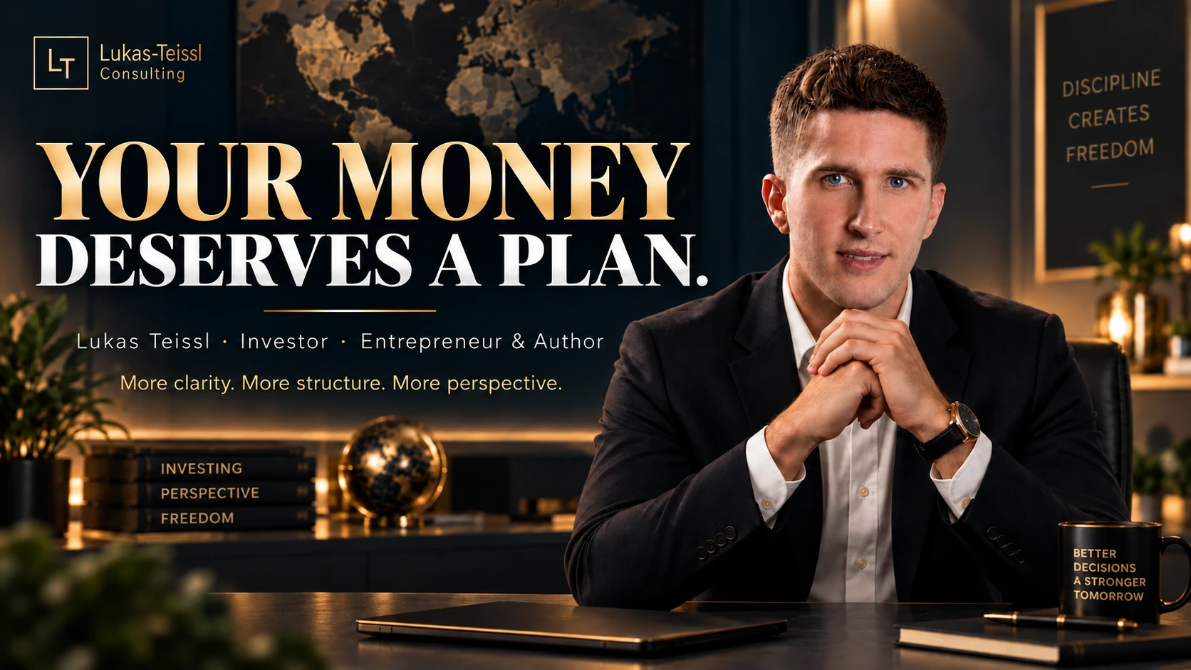 English video cover: Your money deserves a plan.